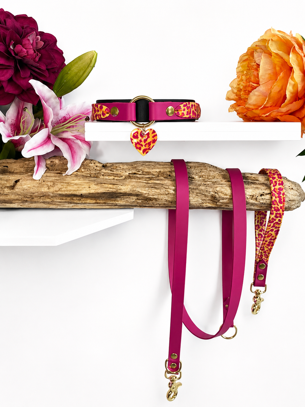 Set éphémère - Pink Sauvage - Porte médaille et médaille