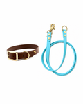 Set l’essentiel - Laisse cyan