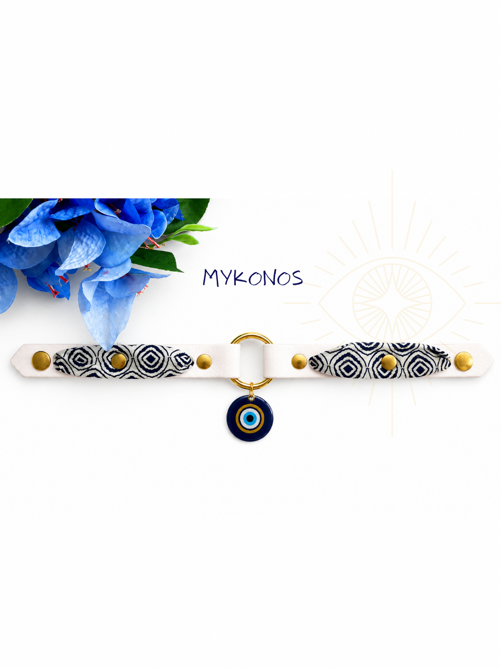 Porte médaille et médaille - Mykonos 🧿