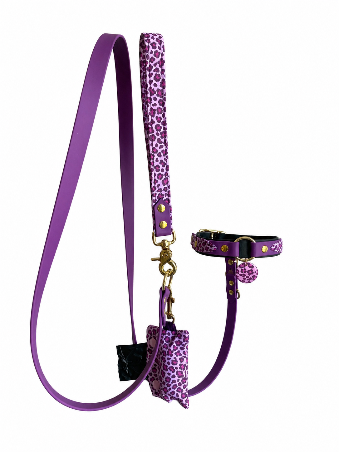 Laisse simple - violette