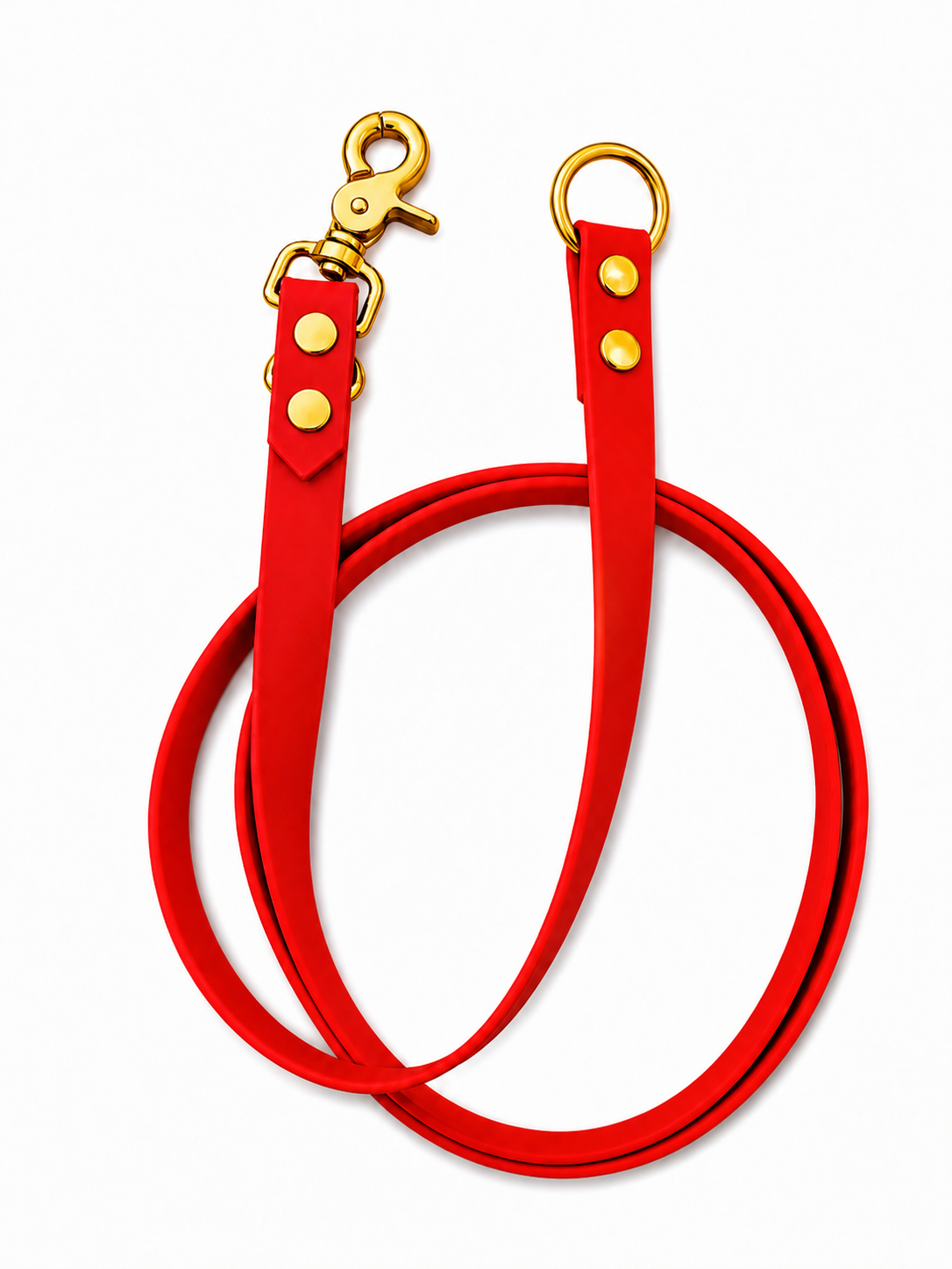 Laisse simple - Rouge