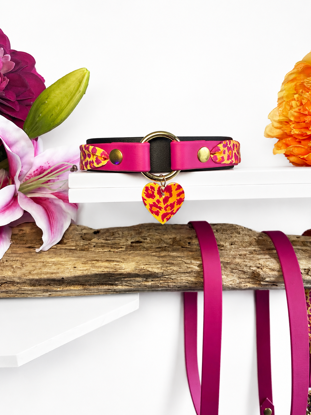 Set éphémère - Pink Sauvage - Porte médaille et médaille