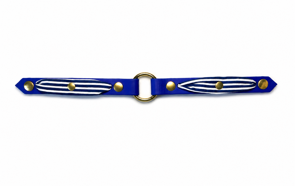 Porte-médaille clipit - Capitaine - bleu électrique