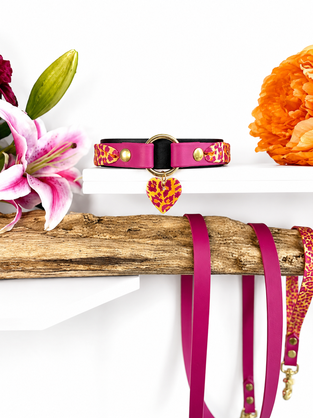 Set éphémère - Pink Sauvage - Porte médaille et médaille