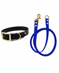 Set l’essentiel - laisse bleue électrique