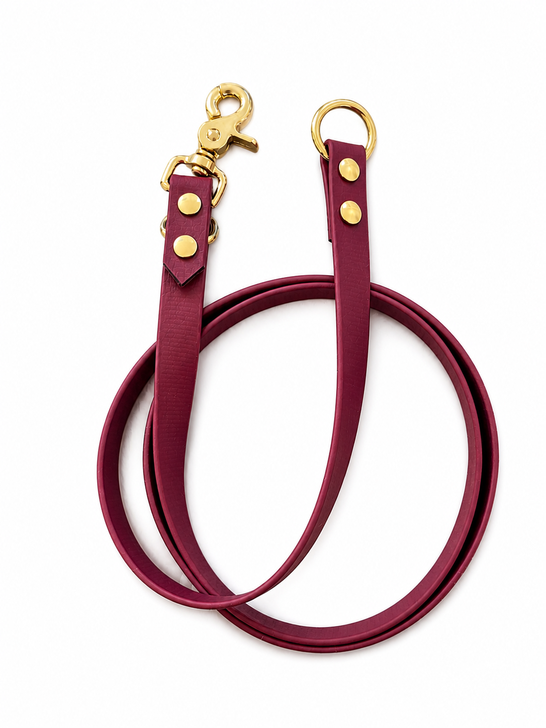 Laisse simple - bordeaux