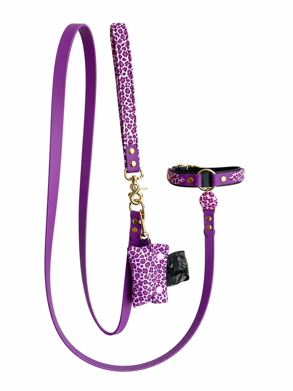 Laisse simple - violette